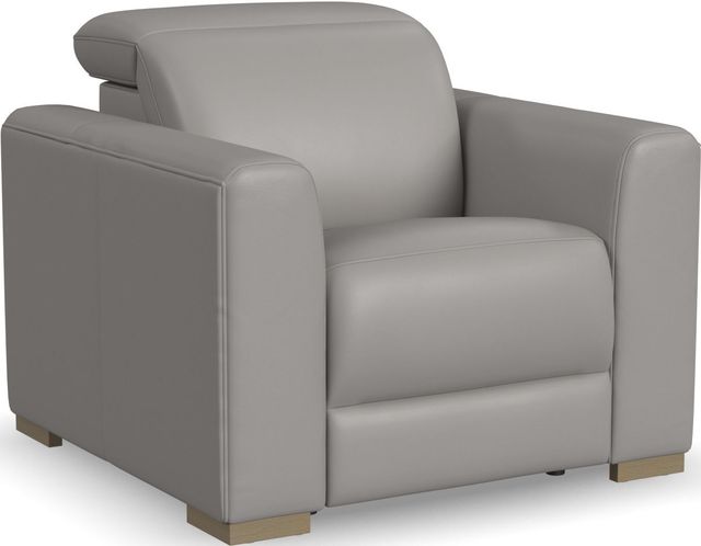 Flexsteel® Aurora Ash Power Recliner with Power Headrest-0