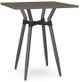 Amisco Customizable Link Solid Ash 42" Square Bar Table-0