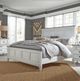 Liberty Furniture Allyson Park 4-Piece Charcoal/Wirebrushed White Queen Panel Bedroom Set-1
