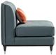 Michael Amini® La Francaise Azure/Black Armless Chair-3