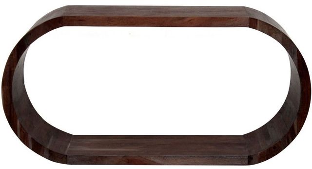 Porter International Designs Ellipse Brown Console Table-3