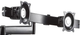 Chief® Black Dual Monitor Array Single Arm Articulating Wall Mount-1