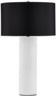 Currey & Company Groovy Black/White Table Lamp-1