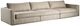 American Leather® Customizable Siena Fabric Sofa-0