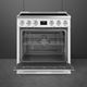 Smeg Professional 20" Matte White Freestanding Induction Range-2