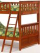Night & Day Furniture™ Ginger Cherry Full/Full Bunk Bed-1