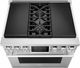 SKS 36" Stainless Steel Pro Style Dual Fuel Range-2