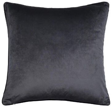Stylecraft Tinck Dark Gray/White Throw Pillow-1