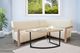 Sunny Designs™ Gibson 2-Piece Wheat Breakfast Nook Sofa Bench Set-3
