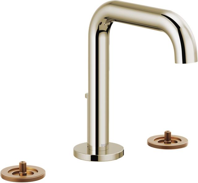 Brizo Litze® Brilliance® Polished Nickel 7" Widespread Lavatory Faucet With High Spout-0