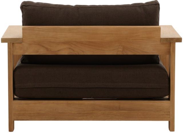 Dovetail Furniture Naya Natural/Woolacombe Chocolate Acrylic/Wooden  Outdoor Sofa Chair-2