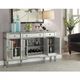 Coaster® Aconitum Clear Mirror 4-Door Wine Cabinet-1