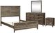 Liberty Furniture Ridgecrest 4-Piece Cobblestone Queen Panel Bedroom Set with Nightstand-0