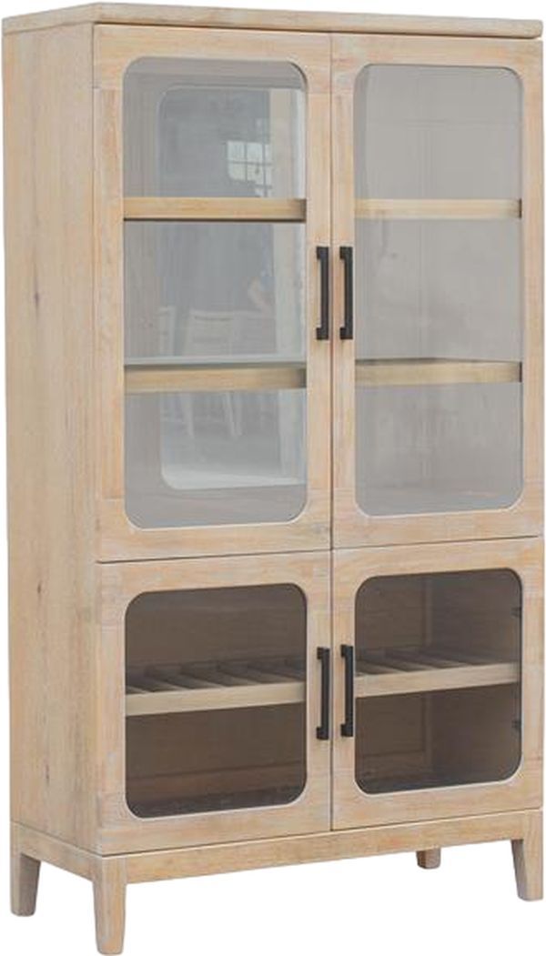 Magnussen Home® Somerset Butternut Buffet Curio-0