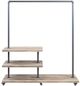 ACME Furniture Brantley Oak/Sandy Gray 3-Shelf Hanger Rack-3