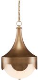 Currey & Company Pasha Antique Brass Pendant Lighting-0