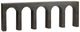 Crestview Trinity Stained Black Console Table-0