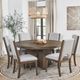 Flexsteel® Athens Brown Round Dining Table-1