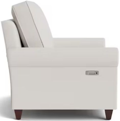 Bassett® Furniture Customizable BenchMade Motion Reclining Panel Arm Loveseat-2