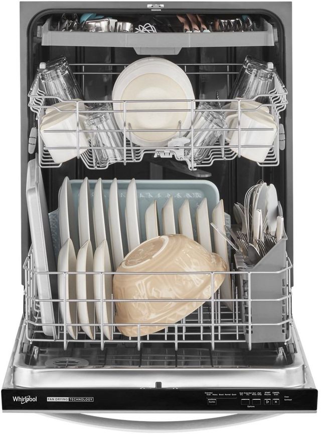 Whirlpool® 24" Fingerprint Resistant Stainless Steel Built In Dishwasher-4