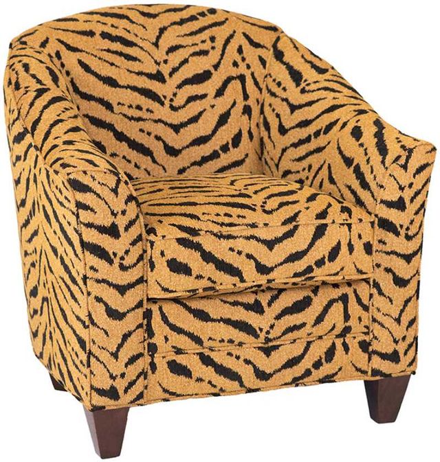 Marshfield Furniture Doris Black/Orange Accent Chair-0