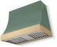 AGA Marquee 36" Mineral Green Wall Mounted Range Hood with Antique Brass Trim-0