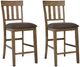 Signature Design by Ashley® Broxtyn Light Brown Upholstered Bar Stool-4