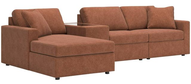 Signature Design by Ashley® Modmax 4-Piece Spice Left-Arm Facing Sectional with Chaise and Storage Console-0