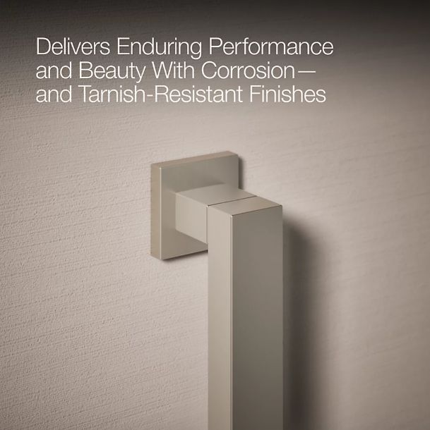KOHLER® Square Vibrant Brushed Nickel 18" Grab Bar-4