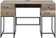 ACME Furniture Desirre Black/Rustic Oak Writing Desk with USB Port-3