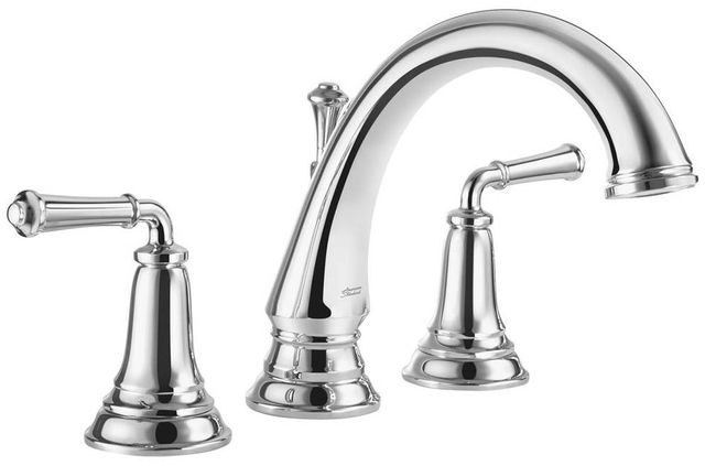 American Standard Delancey® Polished Chrome Roman Tub Filler with Lever Handles-0