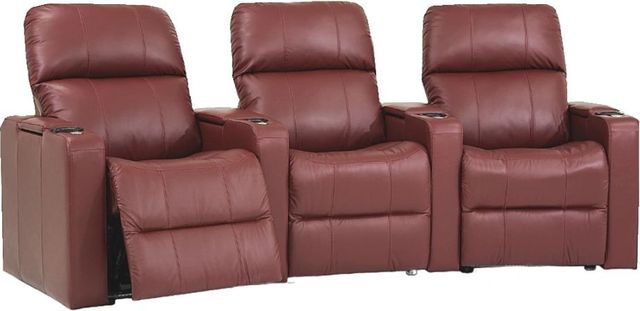 Palliser® Furniture Customizable Elite 3-Piece Manual Reclining Theater Seating with Wedge Arm-1
