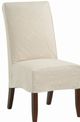 Four Seasons Customizable Parsons Slipcovered Side Chair-0