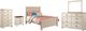 Signature Design by Ashley® Willowton 5-Piece Whitewash Full Panel Bed Set-0