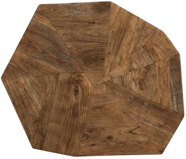 Signature Design by Ashley® Haileeton Brown Coffee Table with Black Metal Base-2