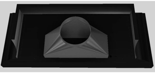 Vent-A-Hood® Designer Series 60" Black Wall Mounted Range Hood-3