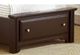 Vaughan-Bassett Hamilton Franklin Merlot Youth Twin Storage Footboard-0