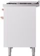 Ilve® Nostalgie II Series 48" Custom RAL Color Pro Style Dual Fuel Range-4