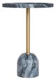 A & B Home Gray Decorative Side Table with Gold Base-1