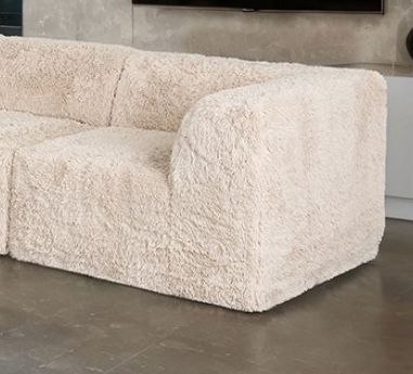 Furniture of America® Nappi Sand Sofa-3