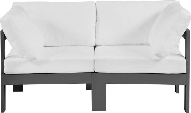 Meridian Furniture Nizuc White Outdoor Patio Modular Sofa-1
