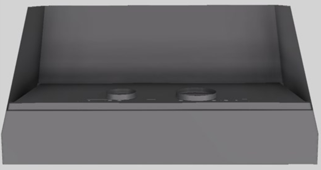 Vent-A-Hood® Designer Series 60" Gunsmoke Wall Mounted Range Hood-2