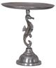 A & B Home Silver Aluminum Seahorse Tray-0
