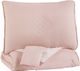 Signature Design by Ashley® Lexann Pink/Gray/White Full Comforter Set-0