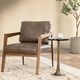 Classic Home Julia Truffle Brown Accent Chair-1