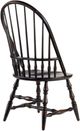 Hooker® Furniture Sanctuary Ebony Windsor Side Chair-0