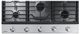Samsung 36" Stainless Steel Gas Cooktop with Cast Iron Grates-3