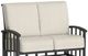 Homecrest™ Outdoor Living Customizable Liberty Cushion Aluminum/Fabric Outdoor Loveseat-1
