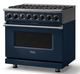 Viking® 7 Series 36" Slate Blue Pro Style Dual Fuel Range-2