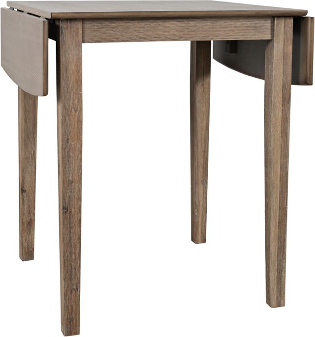 Jofran Inc. Eastern Tides Brushed Bisque Drop Leaf Counter Table-3